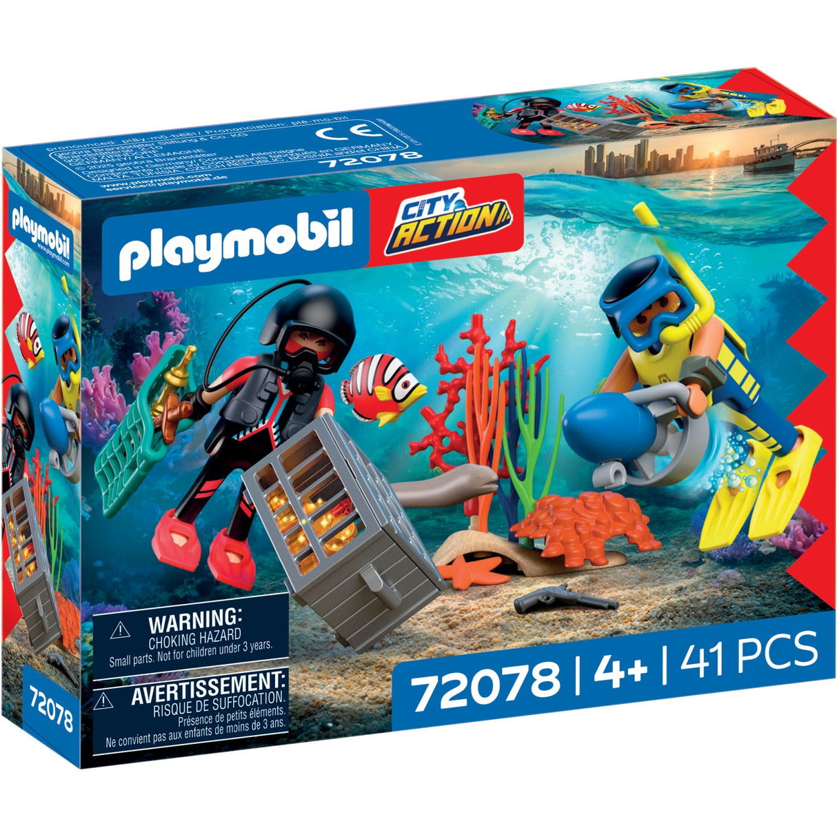 Playmobil® Police Diver With Treasure