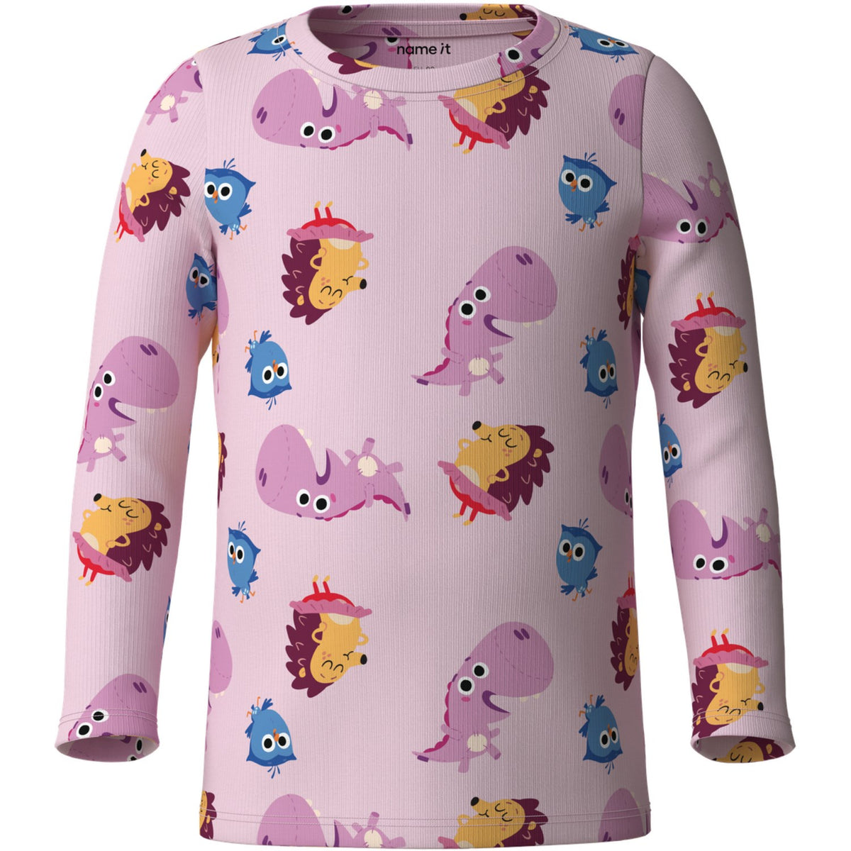 Name It Cradle Pink Nmfabesa Borste Ls Slim Top Dr