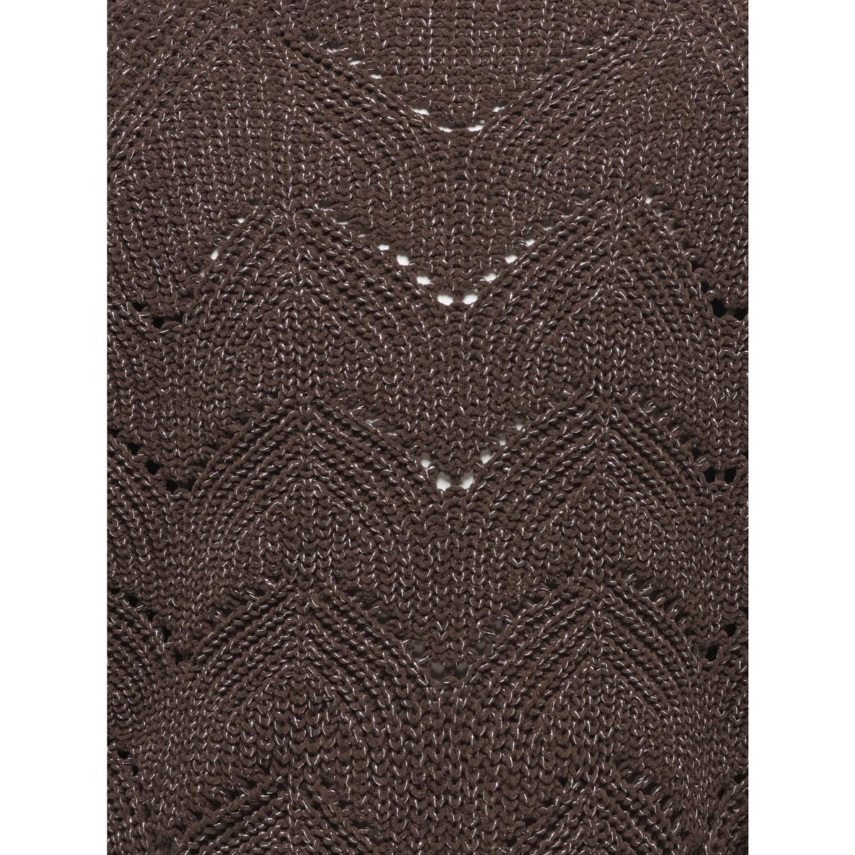 kids ONLY Coffee Bean Silver Glitter Kogslobe Ls Glitter O-Neck Bf Knt