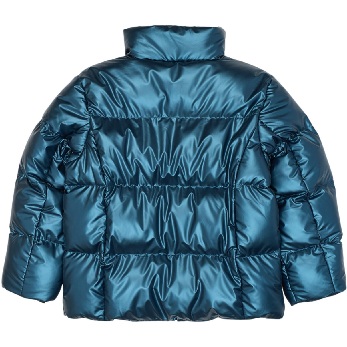 The New Metallic Blue Tnuffe Puffer Jacket