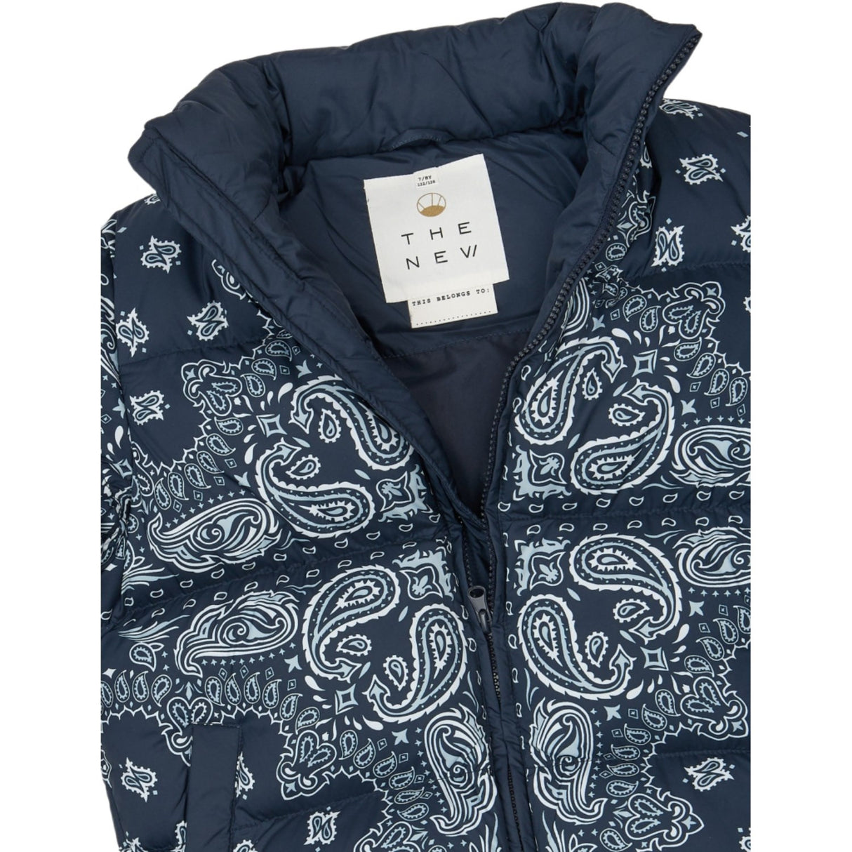 The New Navy Blazer AOP Tnullvar Puffer Jacket