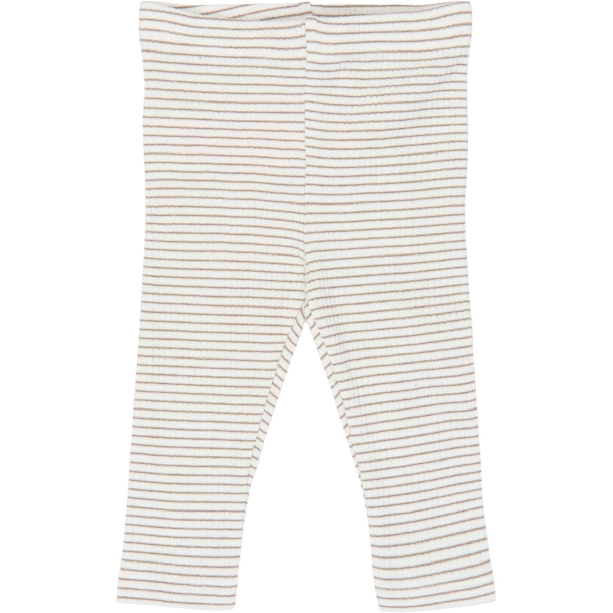 THE NEW Siblings Taupe Gray Striped Tn Tnsbvitus Rib Leggings