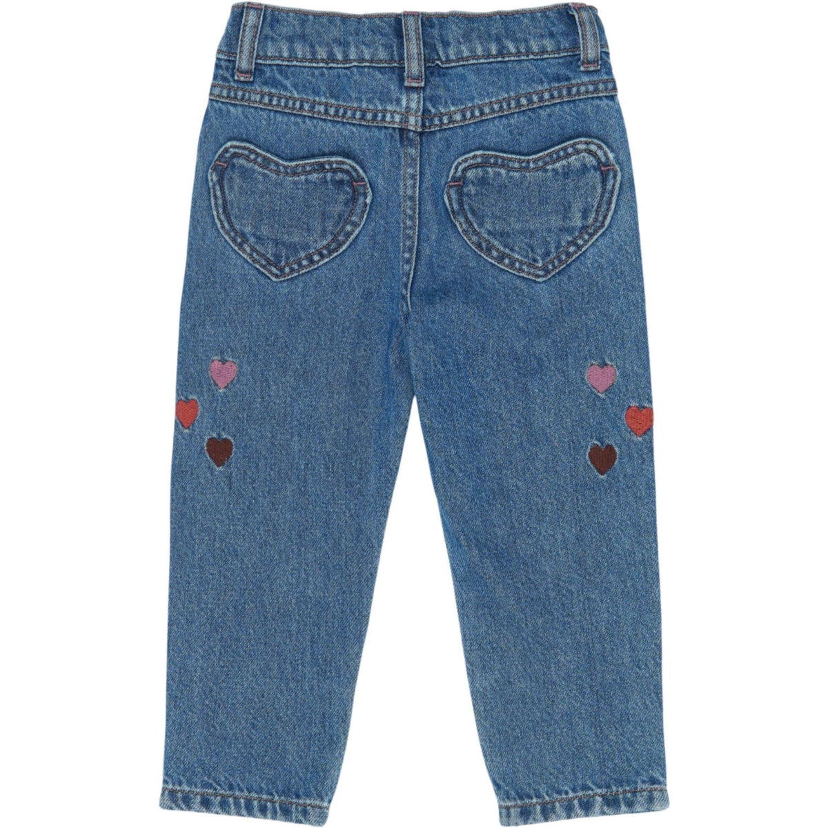 THE NEW Siblings Light Blue Denim Emb Tnstvalora Mom Fit Jeans