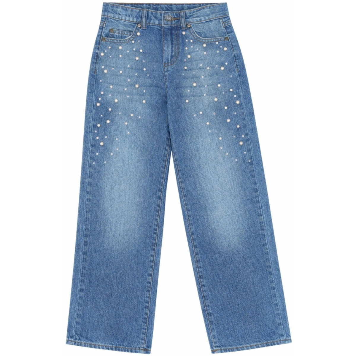 The New Medium Blue Denim Tnyardena Wide Fit Jeans
