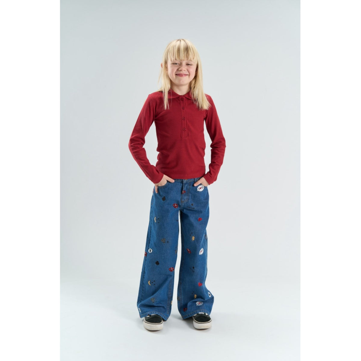 The New Medium Blue Denim Tnyamila Wide Fit Jeans