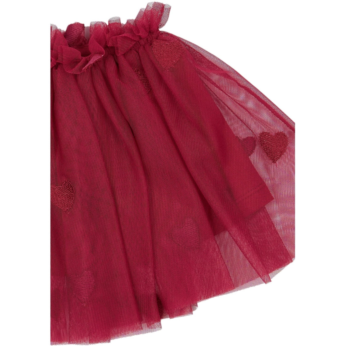 THE NEW Siblings Rio Red Emb Tnsbynalla Mesh Skirt