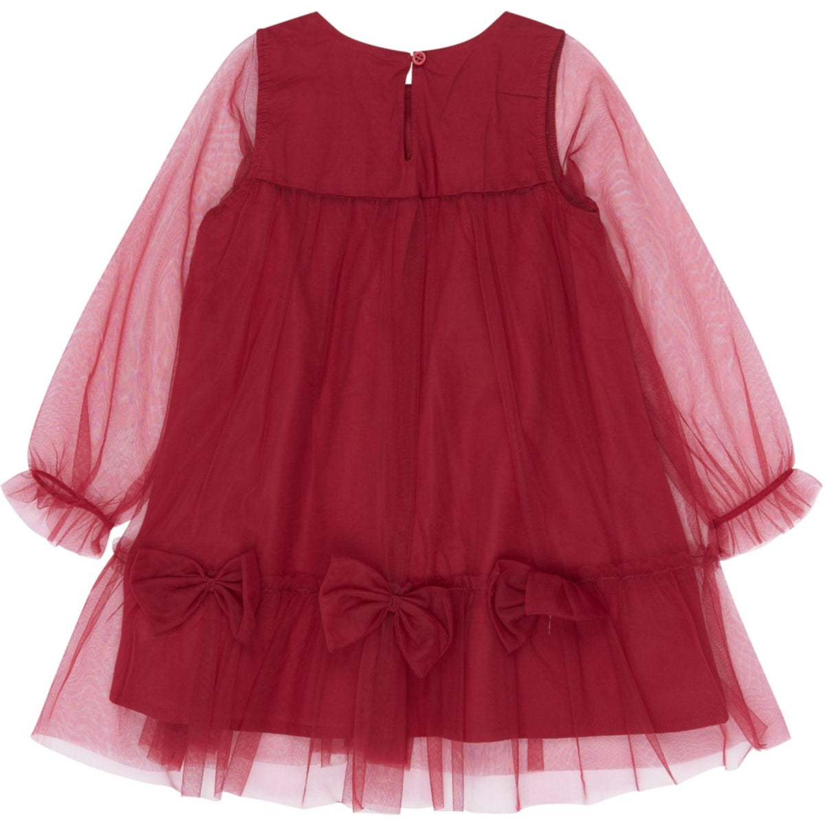 THE NEW Siblings Rio Red Tn Tnstysabel L_S Mesh Dress