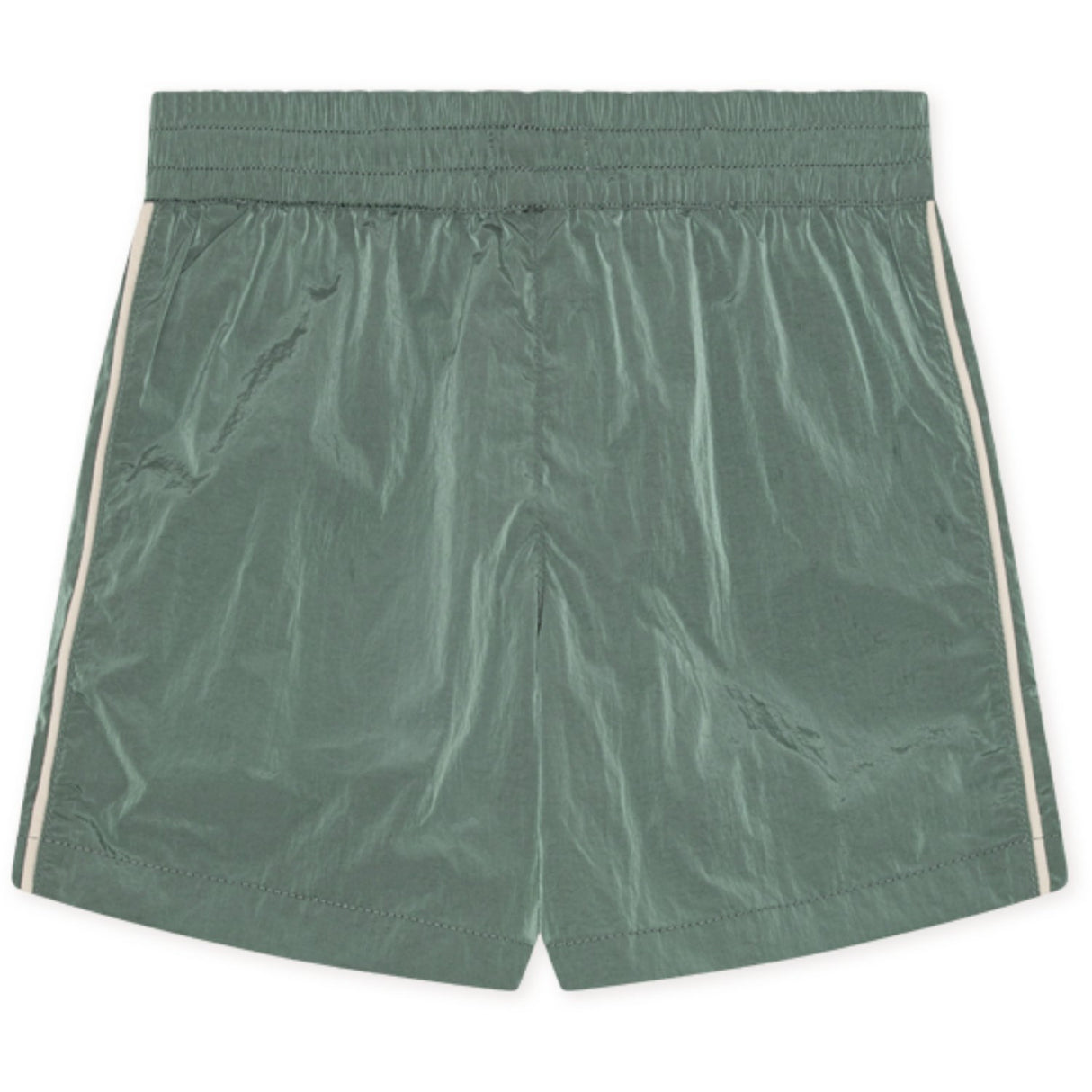 Les Deux Kids Tea Green Shiny Crisp Track Shorts KIDS