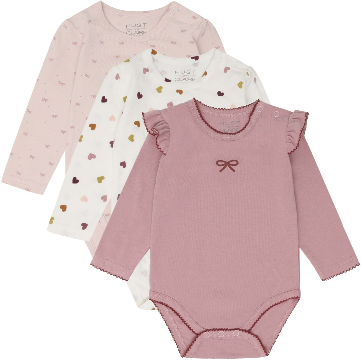 Hust & Claire Hushed Pink Bella Bow