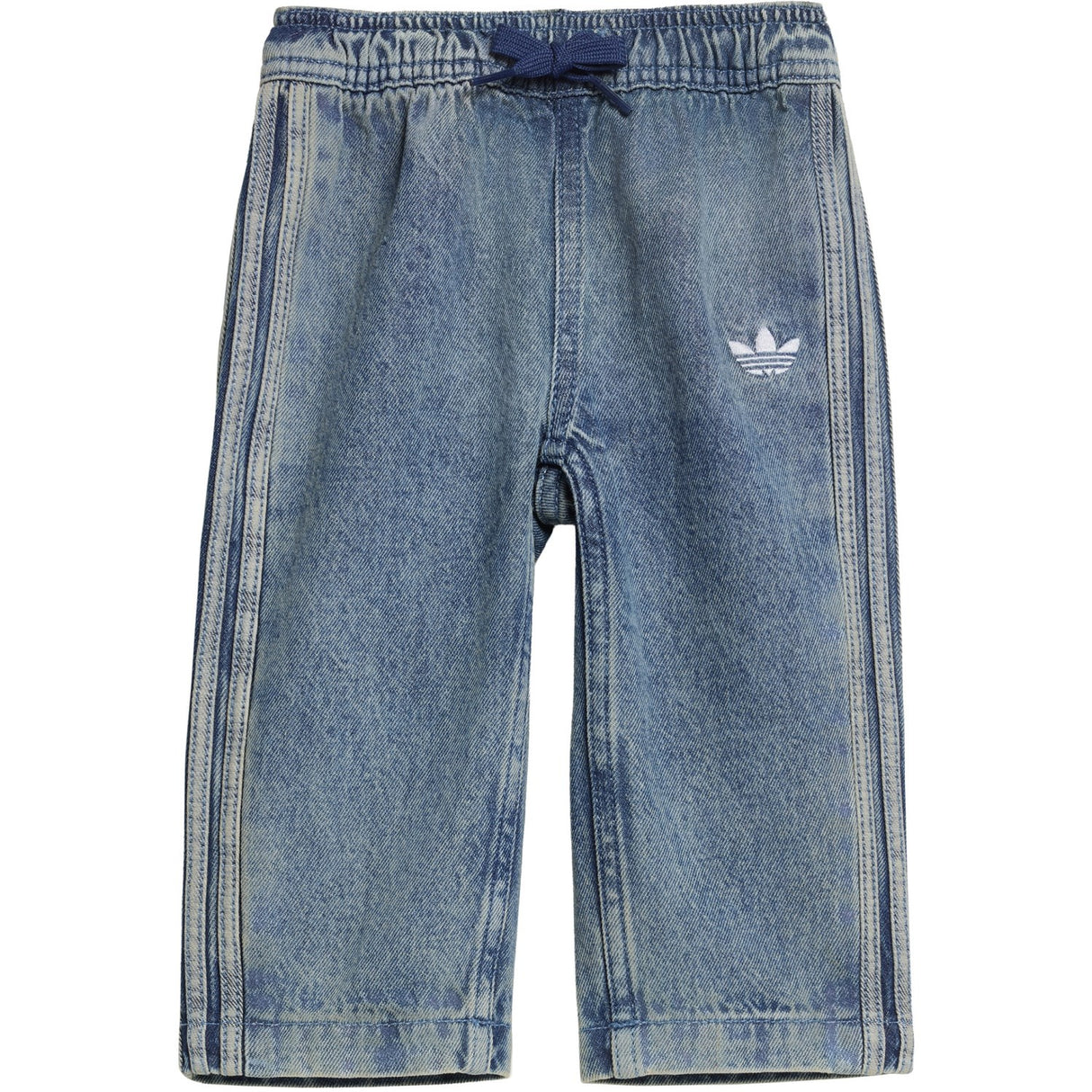 adidas Originals Worn Blue Denim Firebird Den Tp Pants