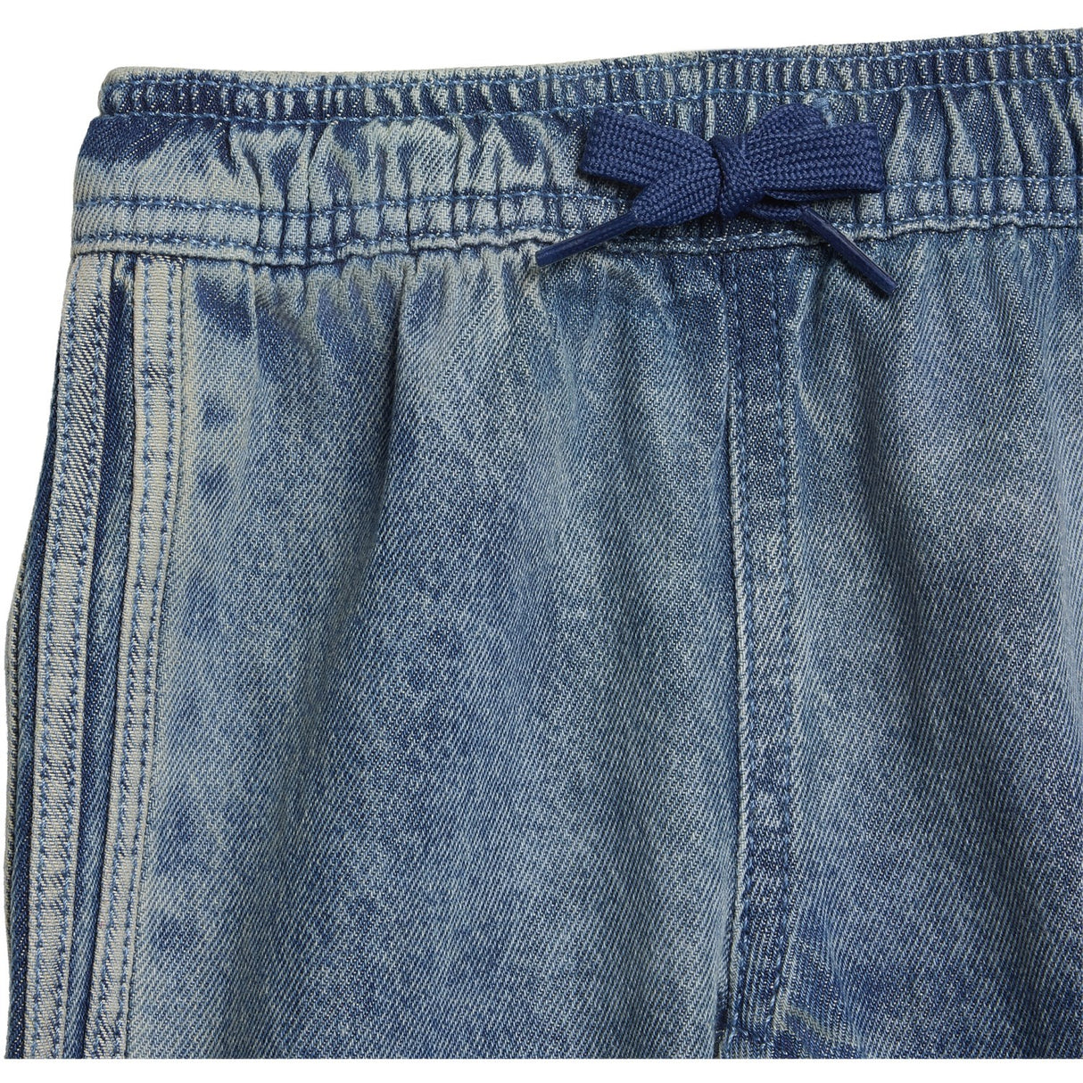 adidas Originals Worn Blue Denim Firebird Den Tp Pants