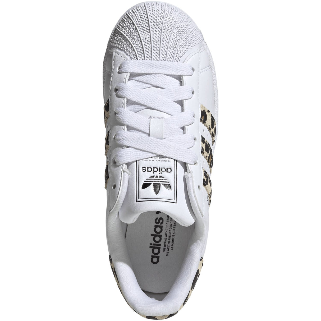 adidas Originals Ftwr White Sand Strata Core Black Superstar Ii J Sneakers