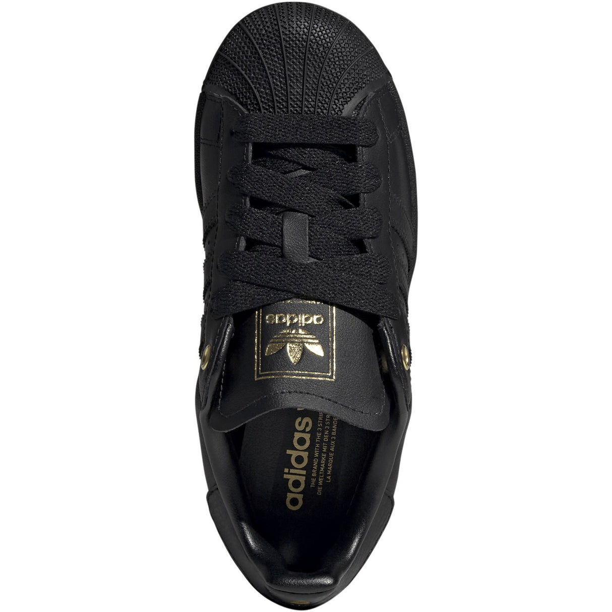 adidas Originals Core Black Core Black Gold Met. Superstar Ii J Sneakers