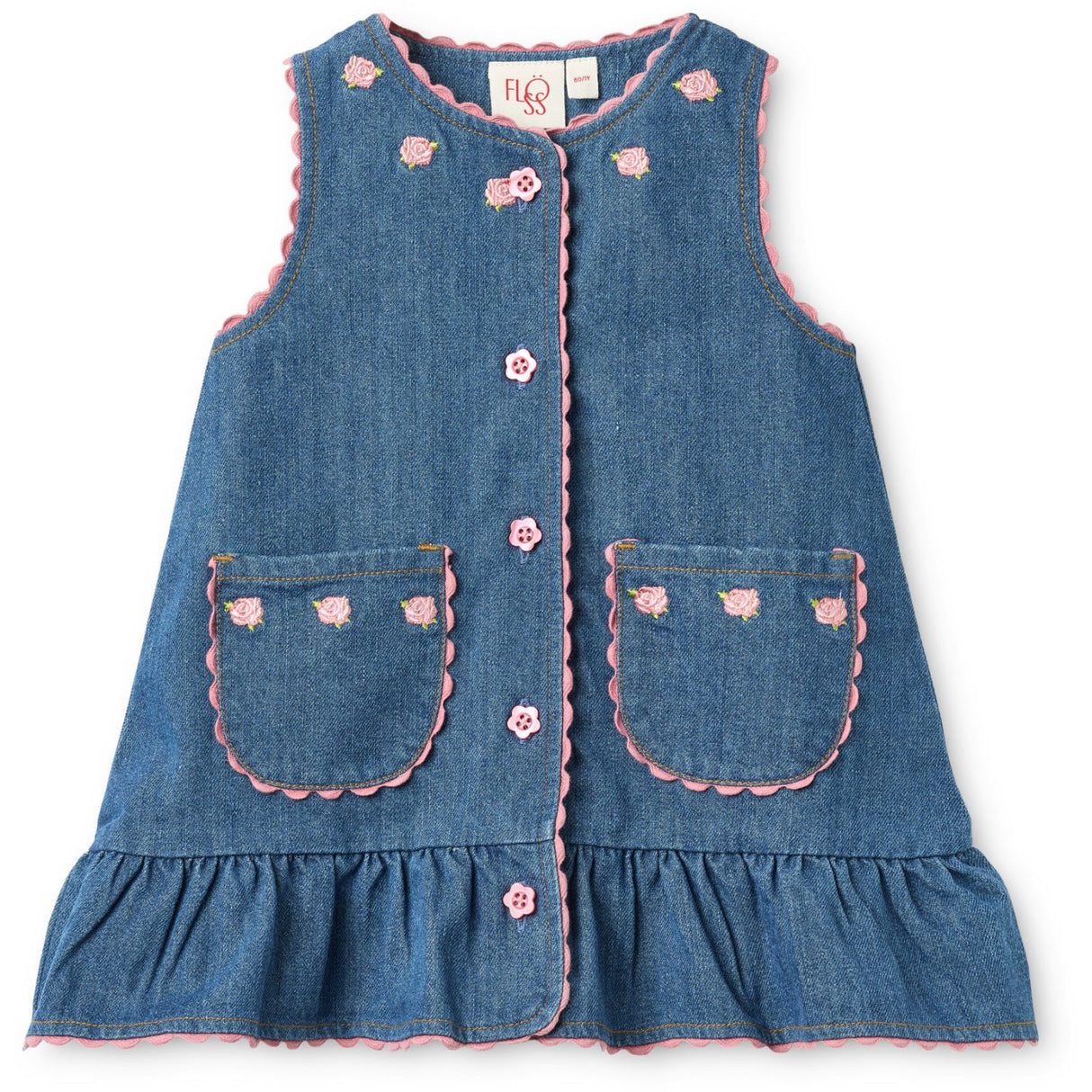 Flöss Mid Blue Monique Dress