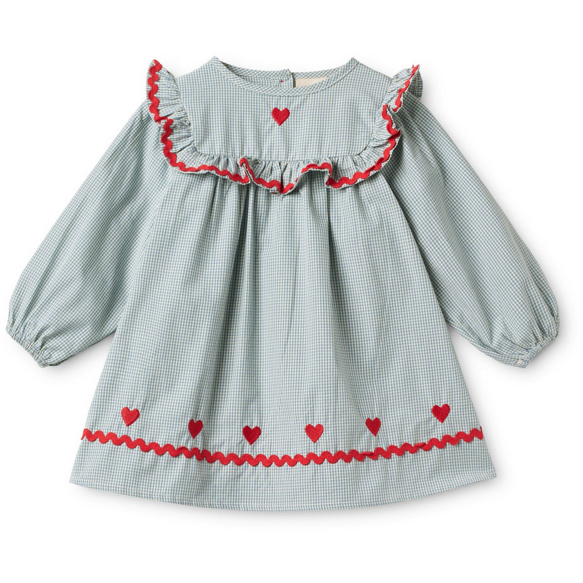 Flöss Light Blue Gingham Ellis Dress