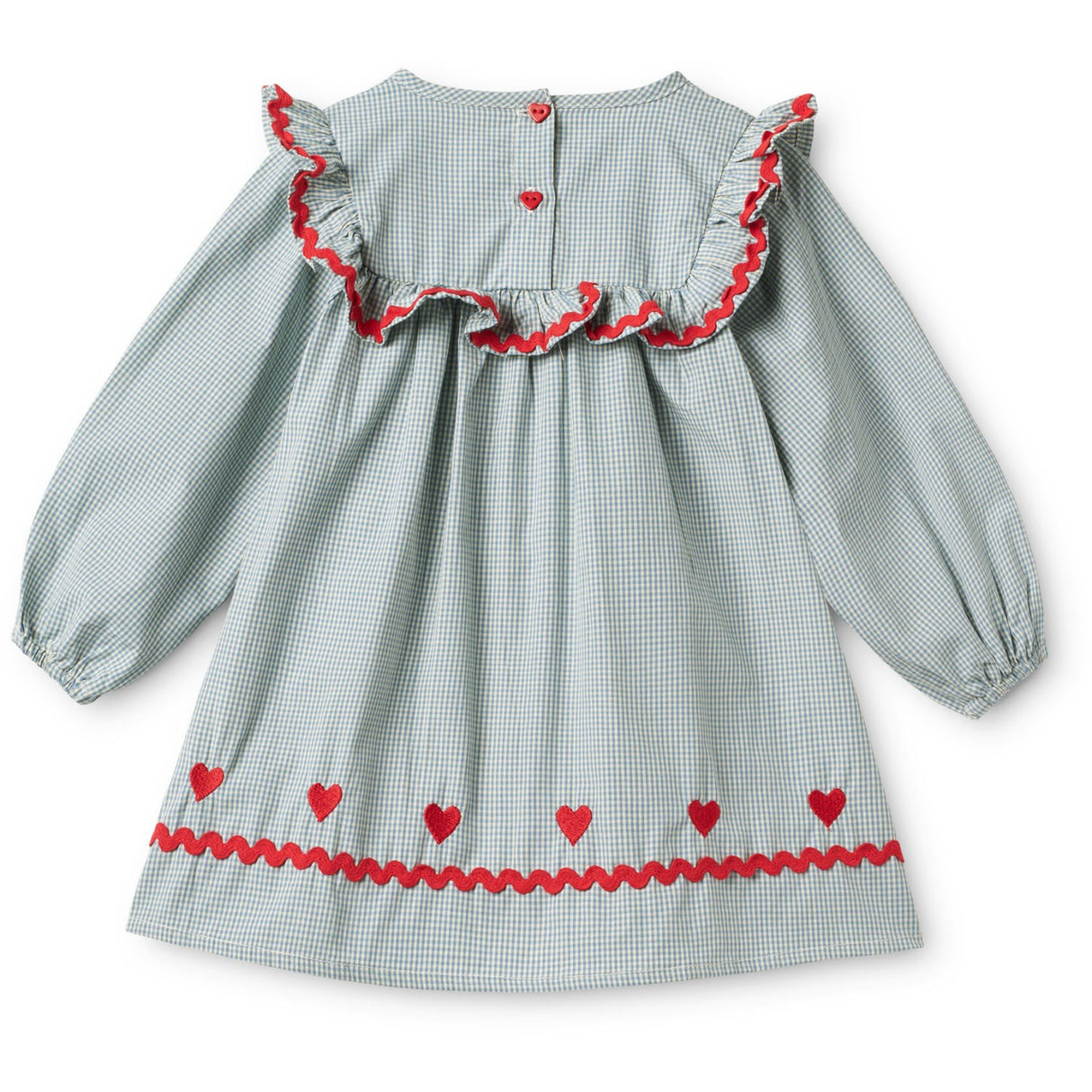 Flöss Light Blue Gingham Ellis Dress