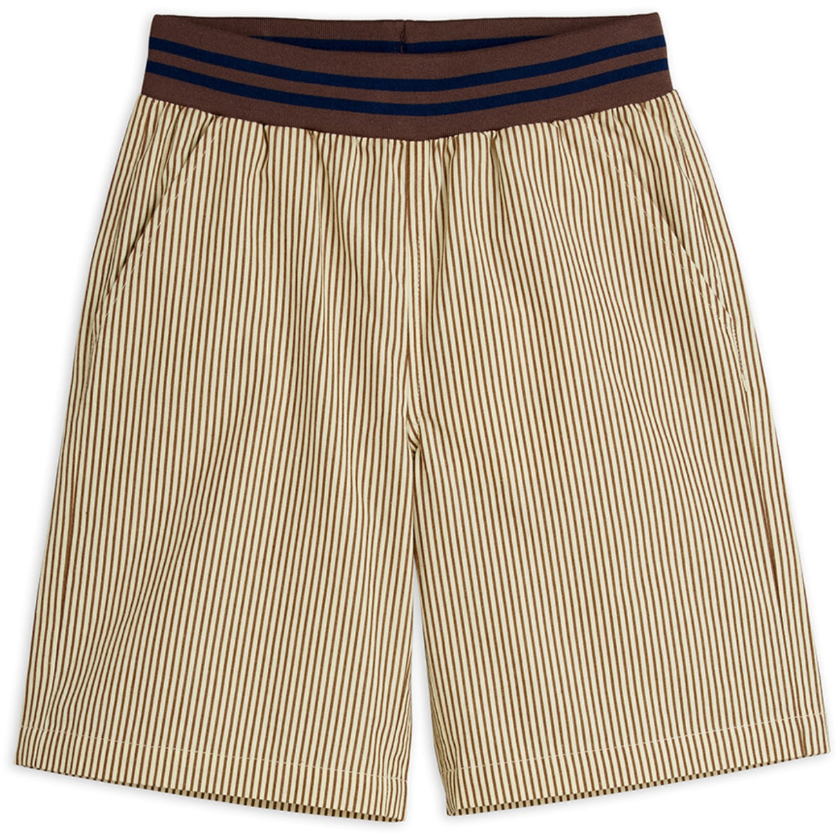 Mini Rodini Brown Poplin Yd Woven Shorts