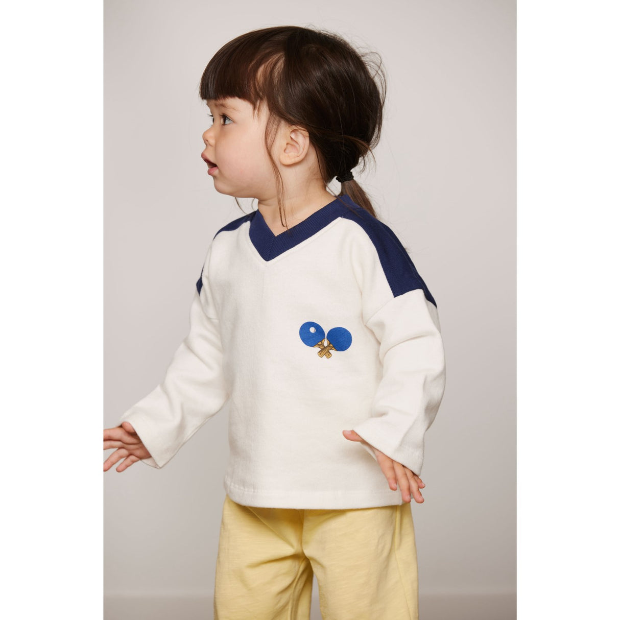 Mini Rodini White Table Tennis Sp Sweatshirt
