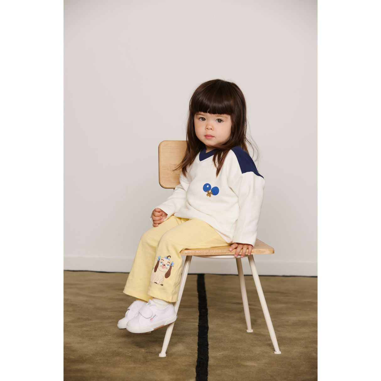 Mini Rodini White Table Tennis Sp Sweatshirt