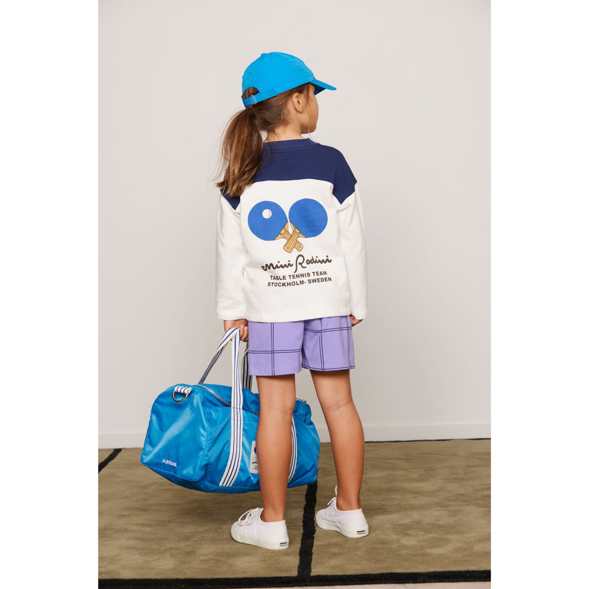 Mini Rodini White Table Tennis Sp Sweatshirt