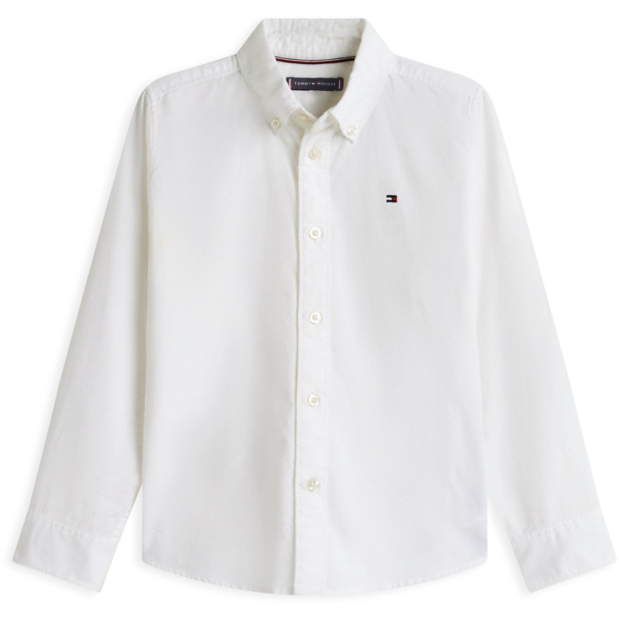 Tommy Hilfiger White Flag Oxford Shirt Ls