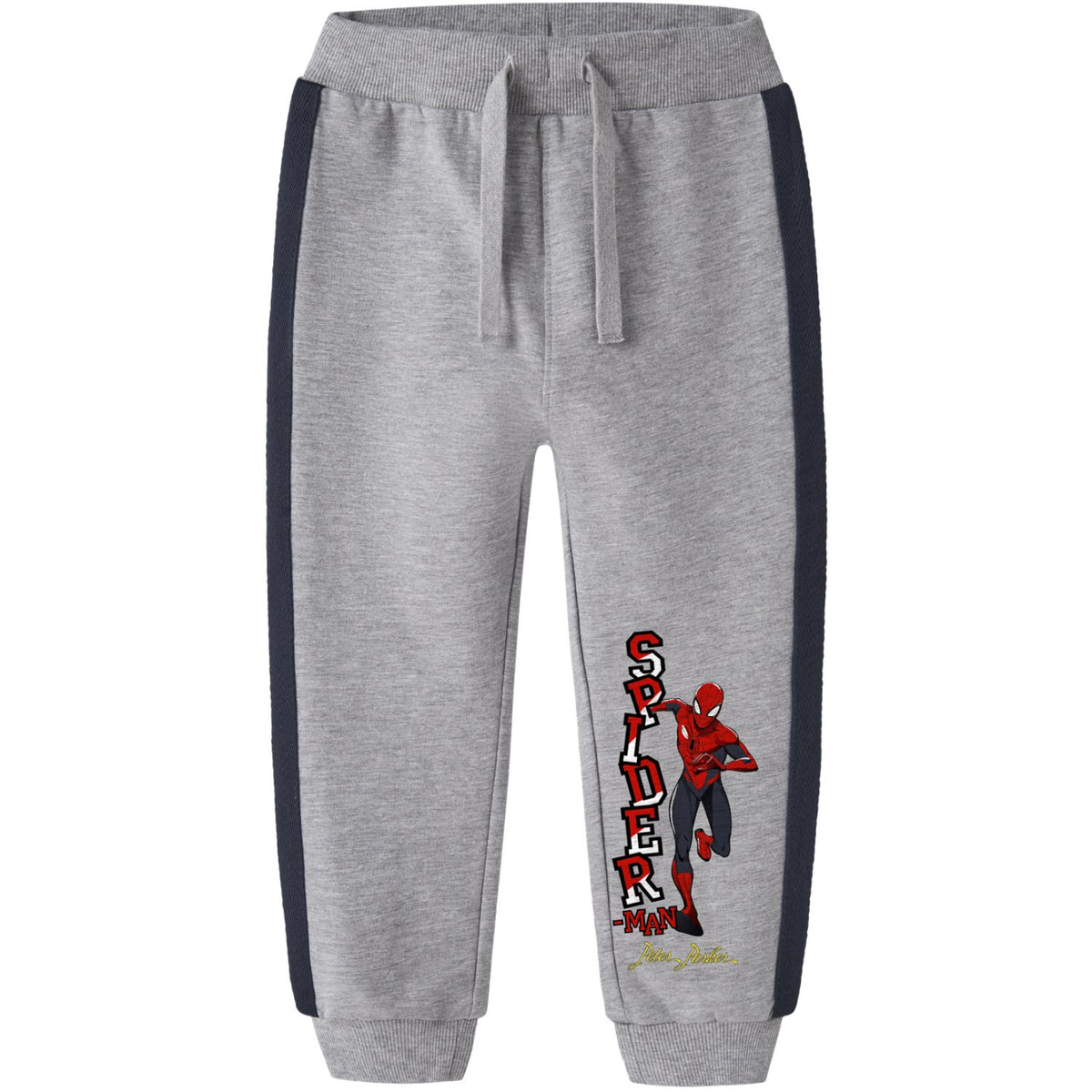 Name It Grey Melange Nmmolindo Spider Swe Pants Bru Mar
