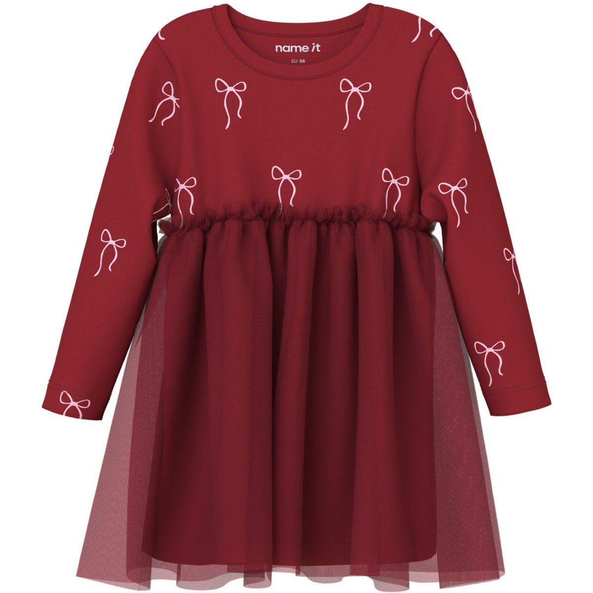 Name It Red Dahlia Nbfratia Ls Dress
