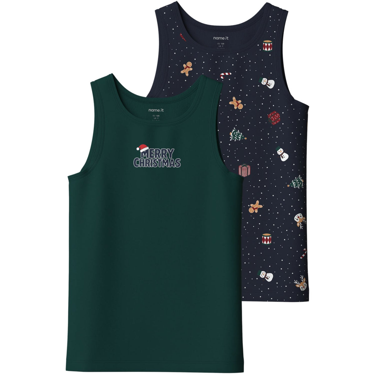 Name It Navy Blazer Nkmvismas 2-Pack Tank Top Giftpack