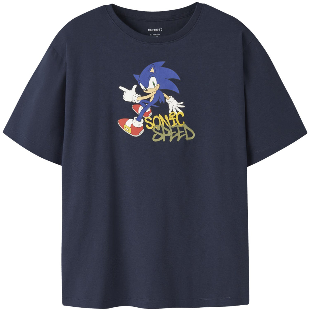 Name It Navy Blazer Nkmocean Sonic Ss Nreg Top Sky