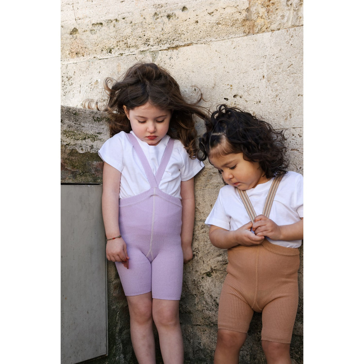 Silly Silas Shorty Light Brown Striped