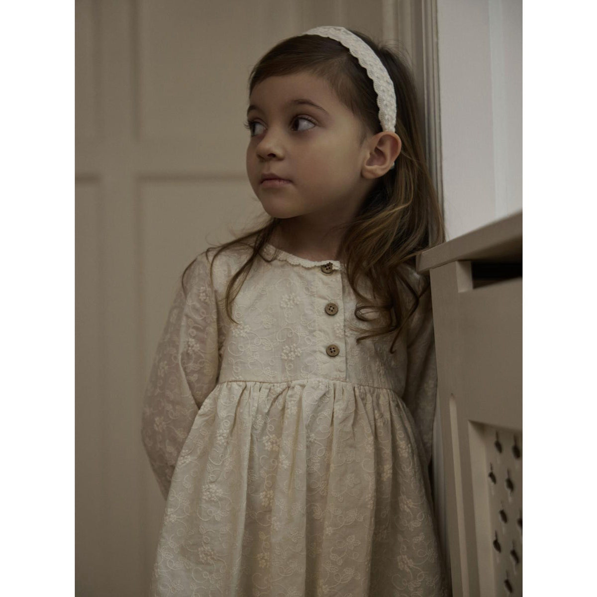 Lil'Atelier Turtledove Nmfrenna Ls Loose Dress Lil