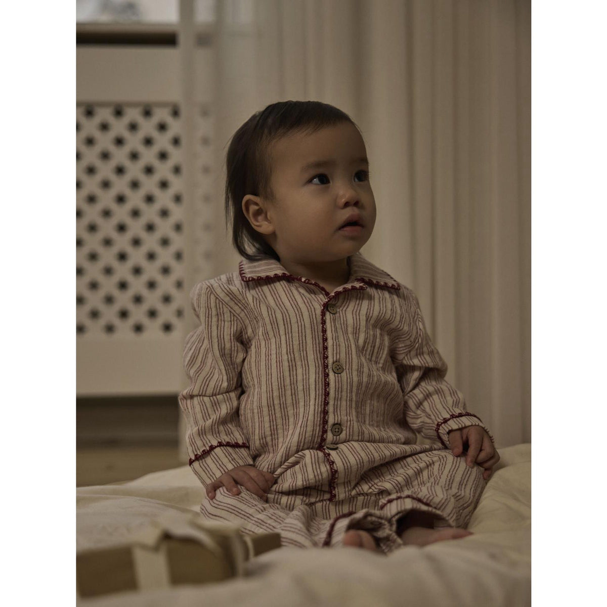 Lil'Atelier Turtledove Biking Red Nbnsage Nun Loose Night Suit Lil