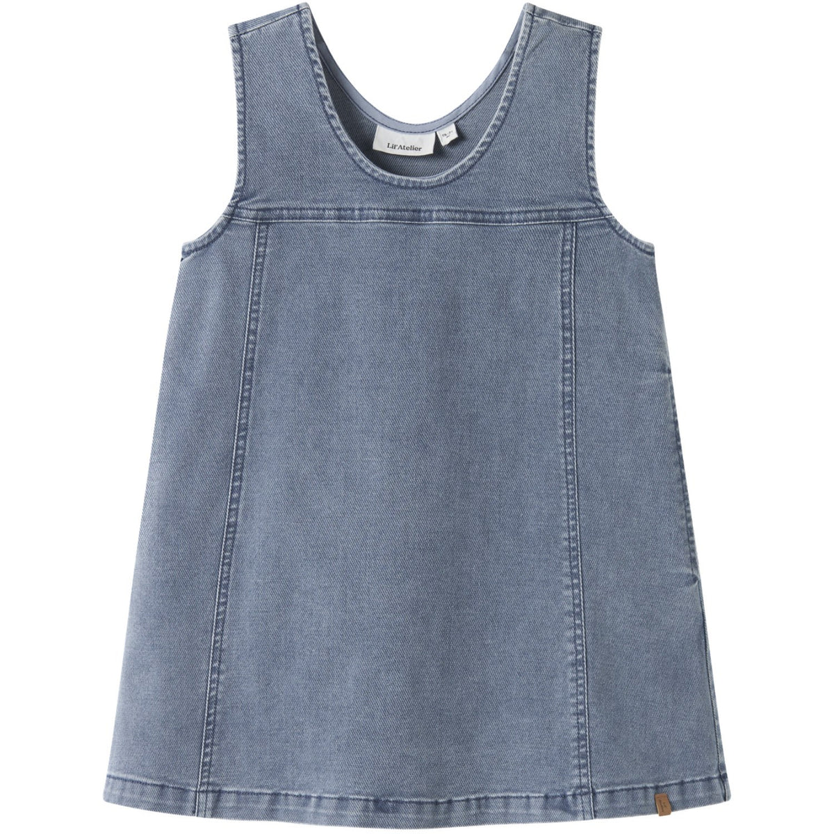 Lil'Atelier Medium Blue Denim Nmfdevas Dnm Spencer Dress 6005-Es Lil