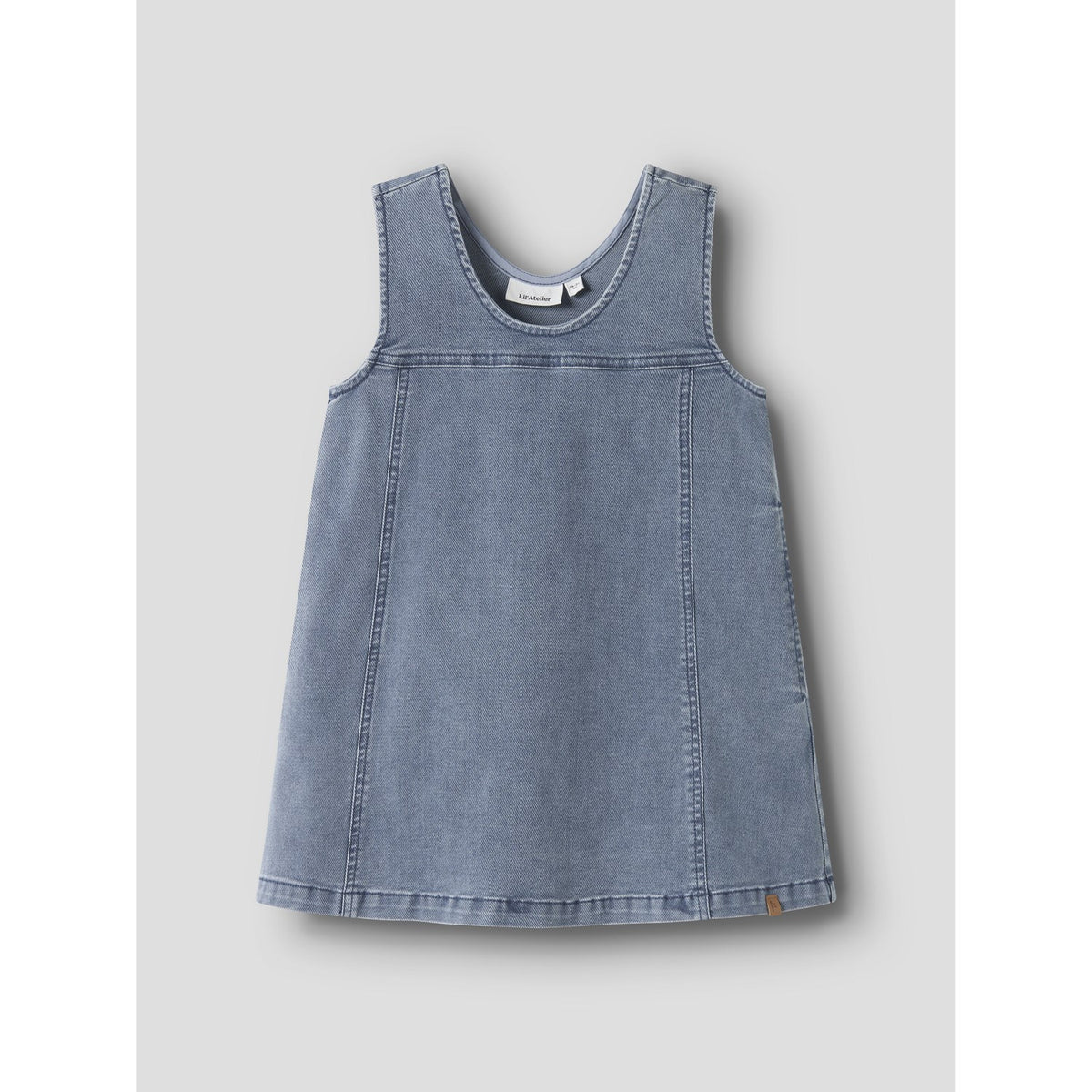 Lil'Atelier Medium Blue Denim Nmfdevas Dnm Spencer Dress 6005-Es Lil