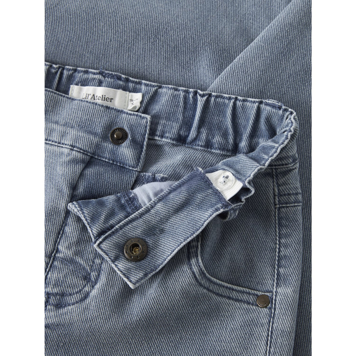 Lil'Atelier Medium Blue Denim Nmmdevas Baggy Jeans 6005-Es Lil