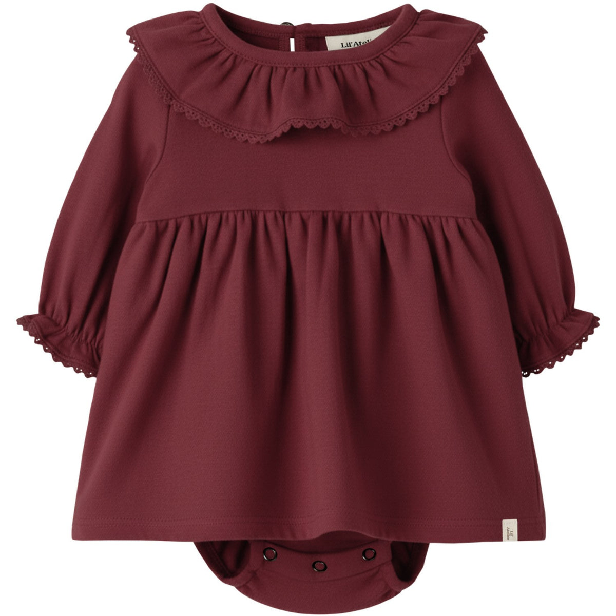 Lil'Atelier Biking Red Nbfrenrik Ls Loose Body Dress Lil