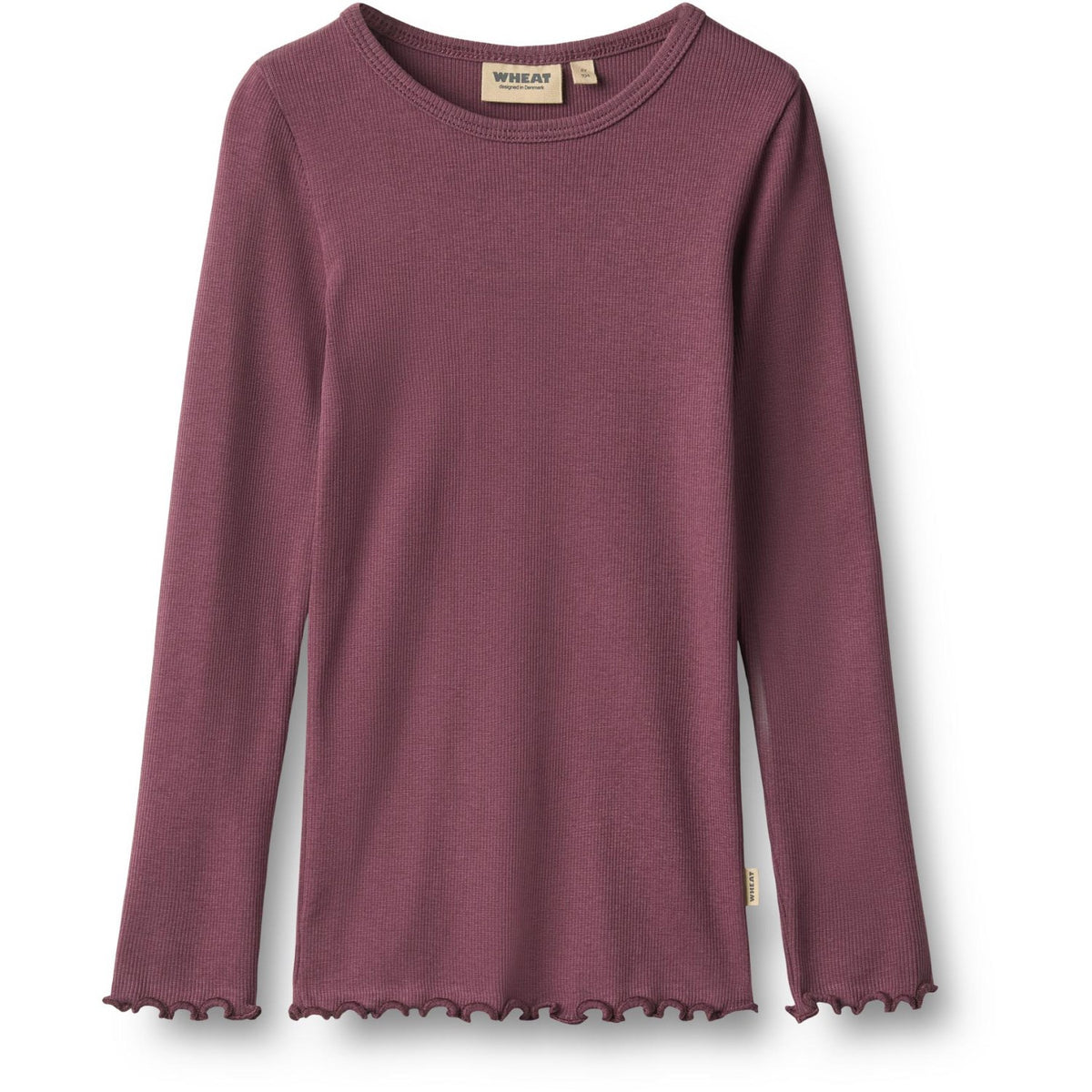 Wheat Eggplant Blouse Ida