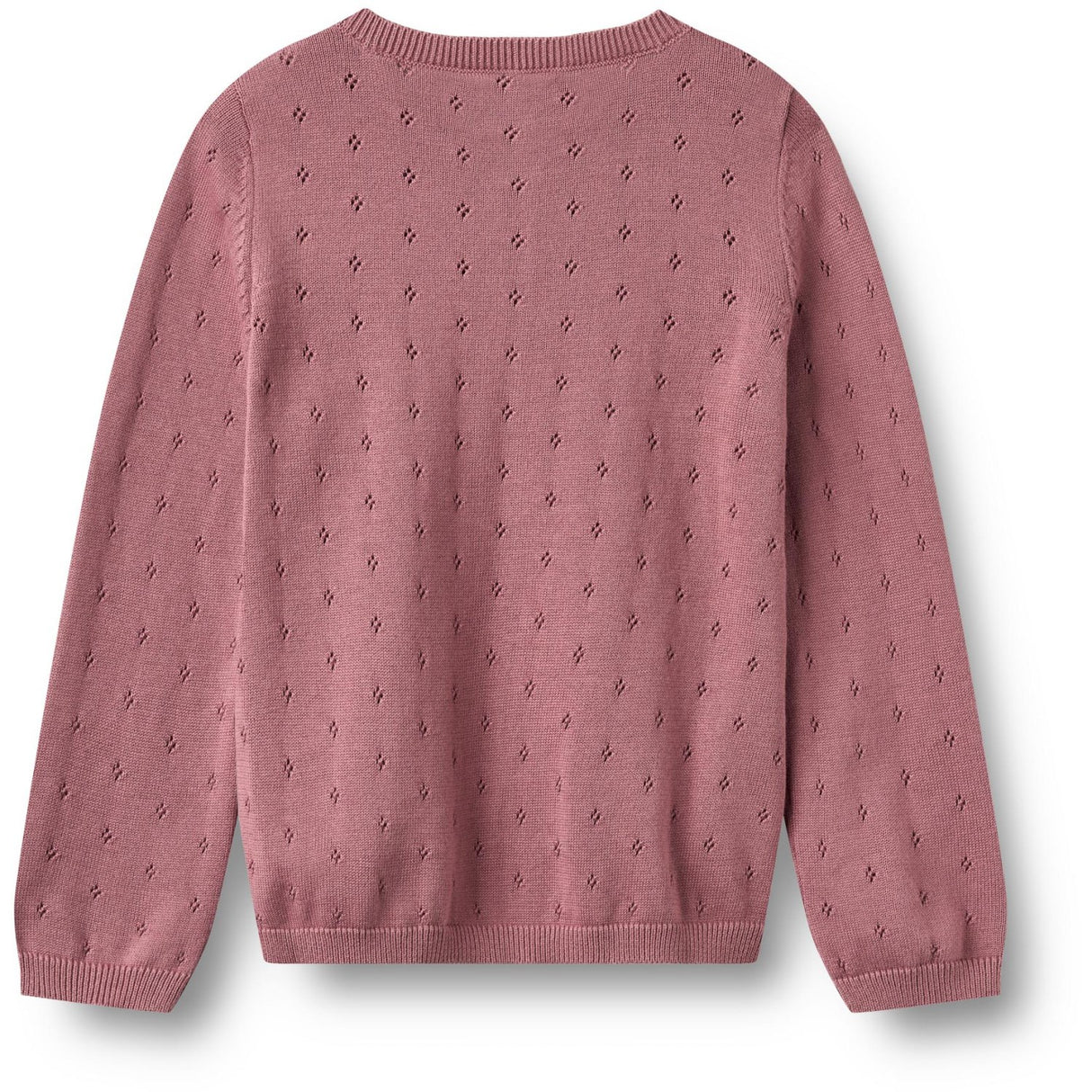 Wheat Warm Lilac Knit Cardigan Maia