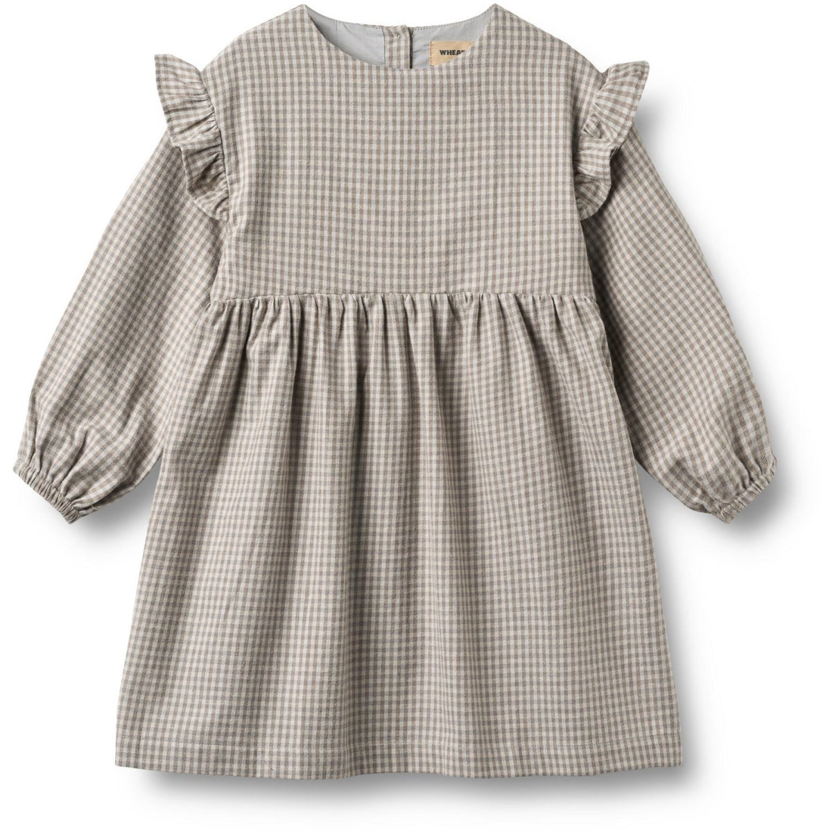Wheat Greybrown Check Dress Gro