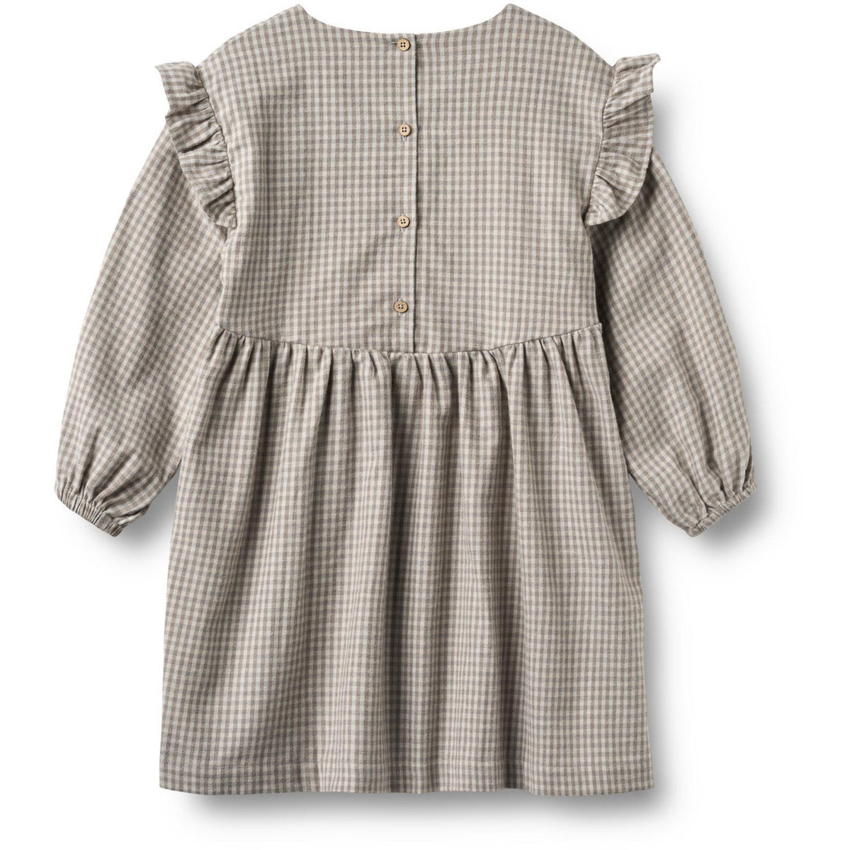 Wheat Greybrown Check Dress Gro