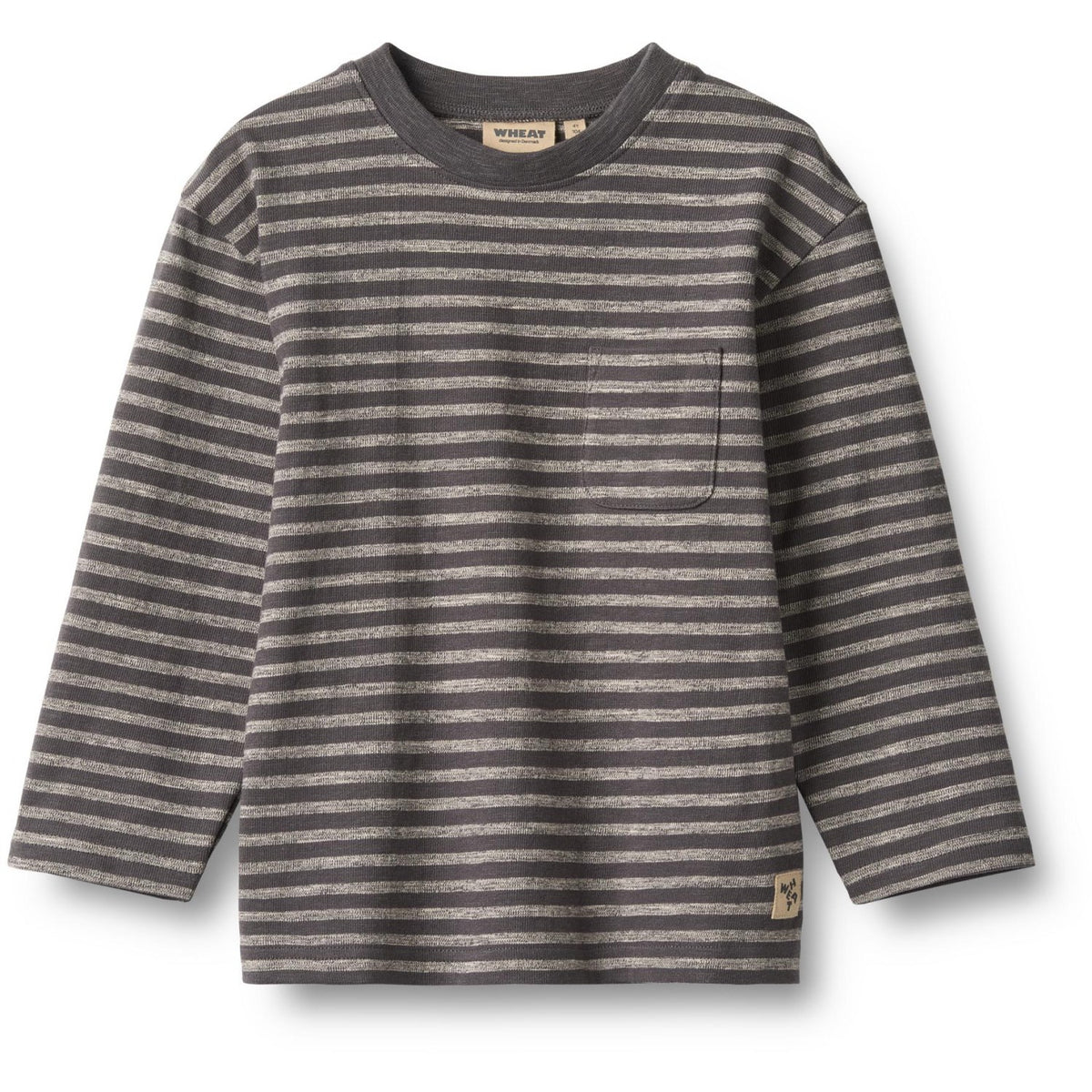 Wheat Dark Charcoal Stripe Blouse Ross