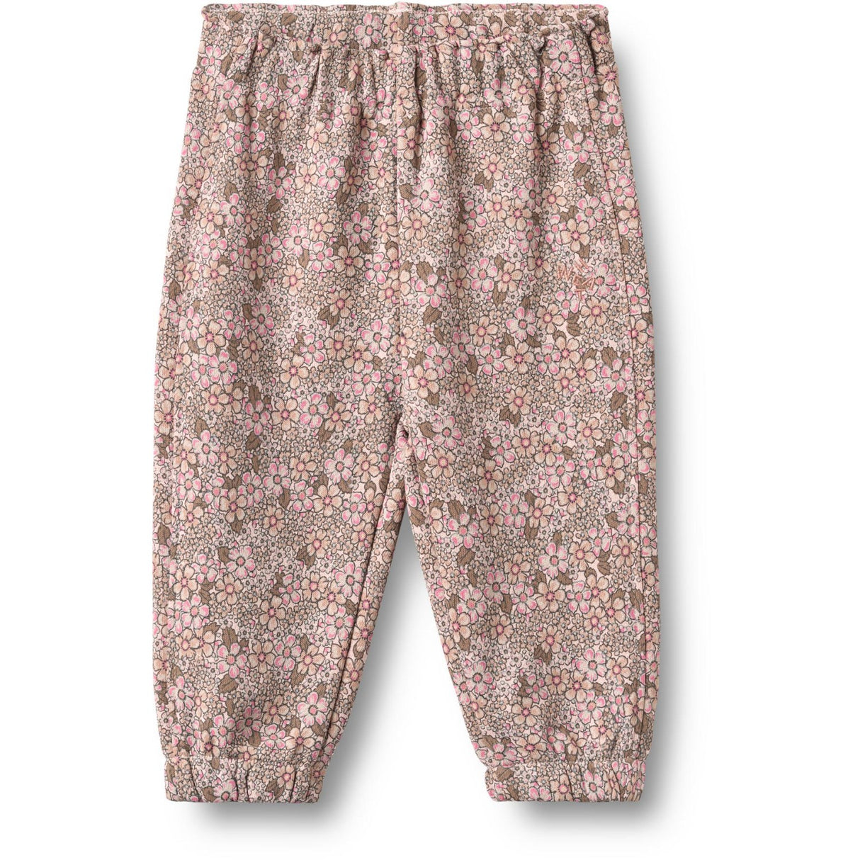 Wheat Rose Brown Flowers Set Sweatshirt & Trousers Emery