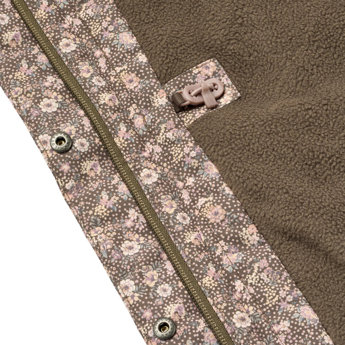 Wheat Dry Wood Snow Flowers Jacket Mathilde