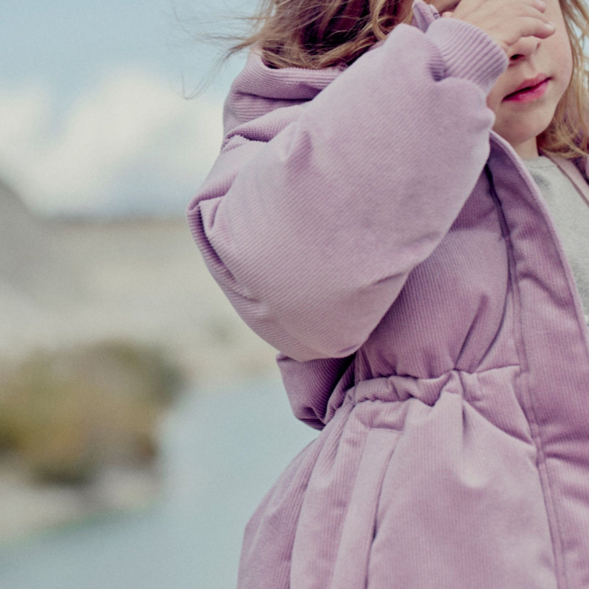 Wheat Lavender Puffer Jacket Eli