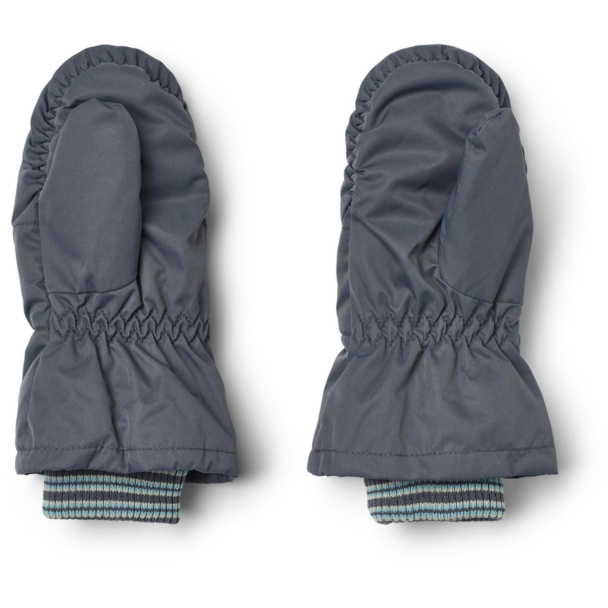 Wheat Greyblue Puffer Mittens Jazz
