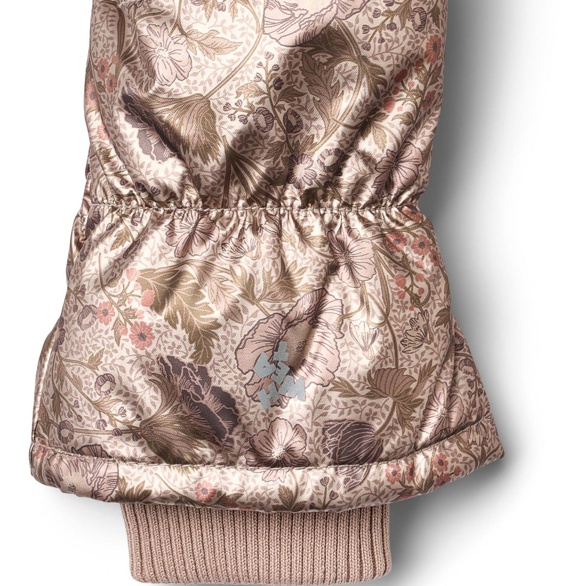 Wheat Golden Flowers Puffer Mittens Jazz