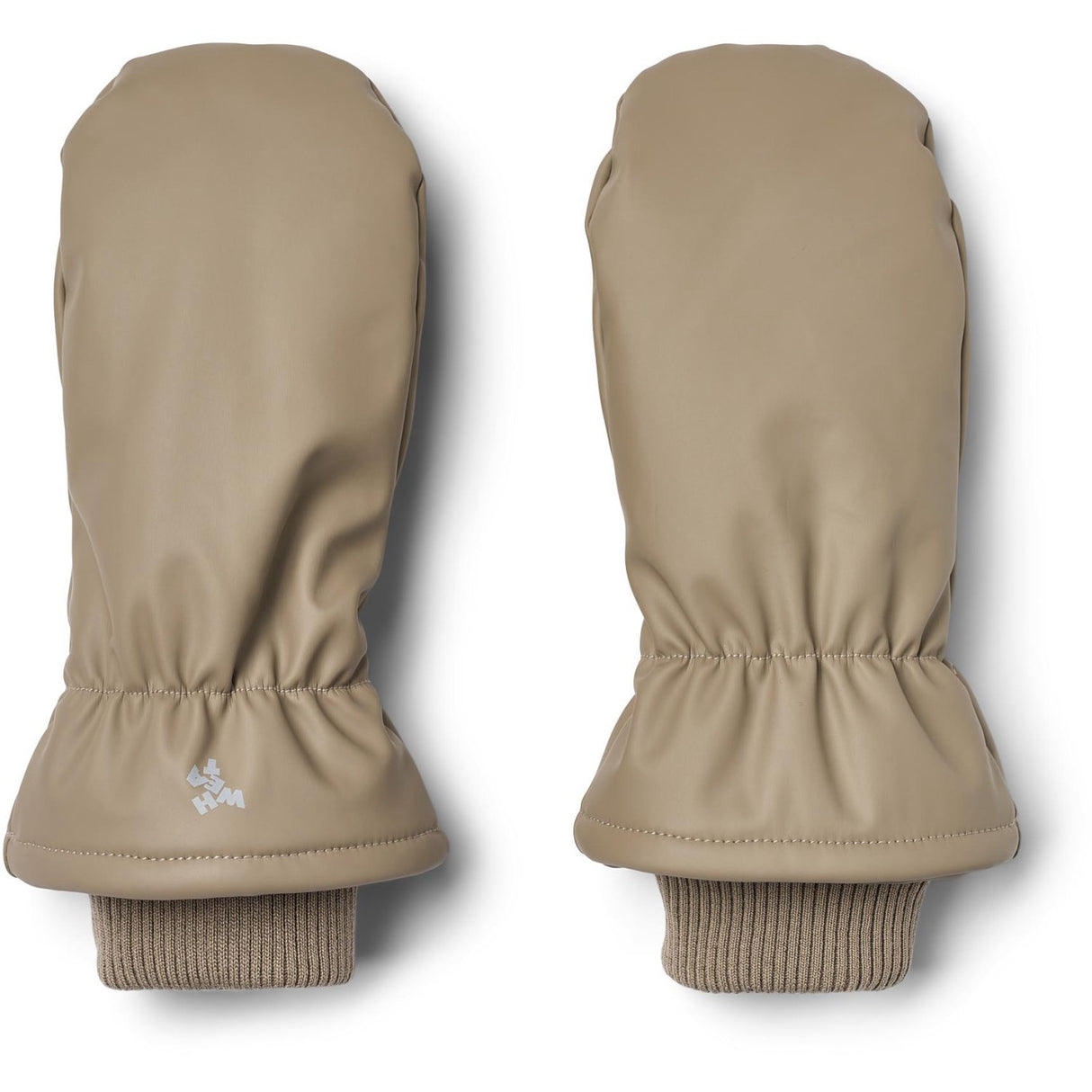 Wheat Grey Stone Winter Mittens Stormy