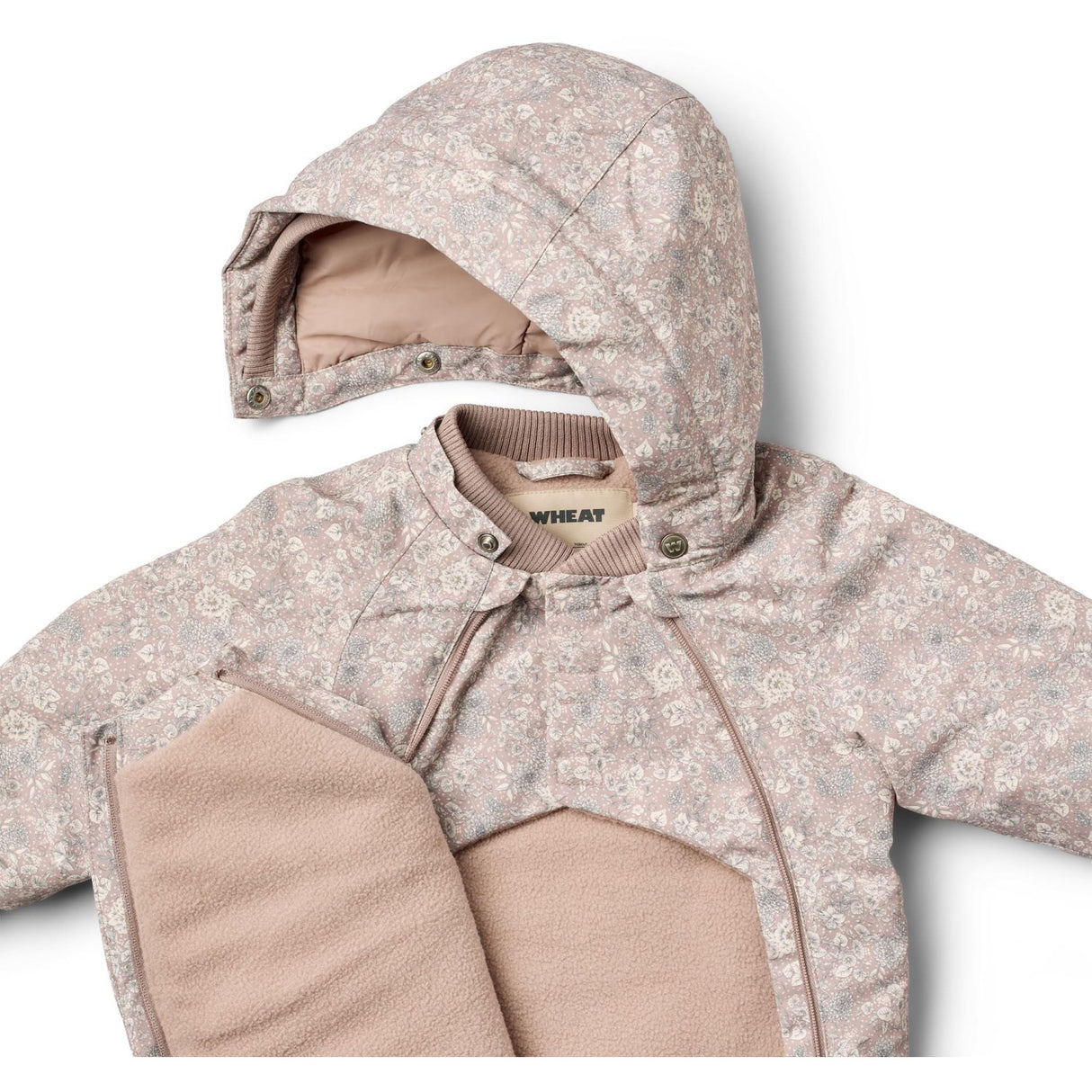 Wheat Dry Rose Flowers Tech Jacket Sascha