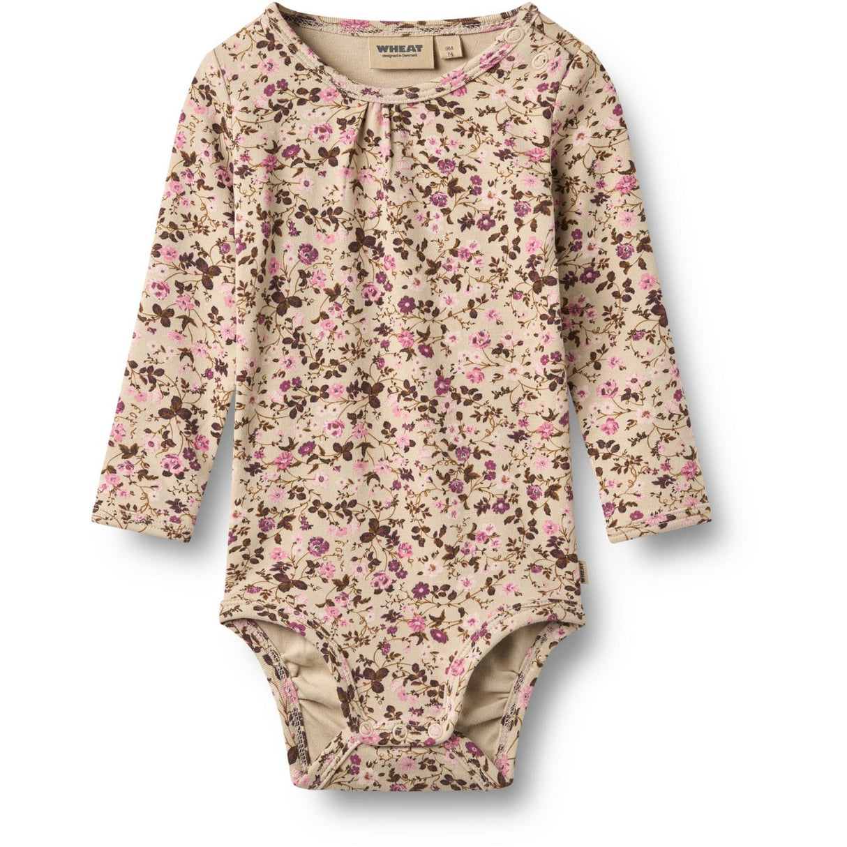Wheat Soft Sand Flower Wine Body L/S Liv