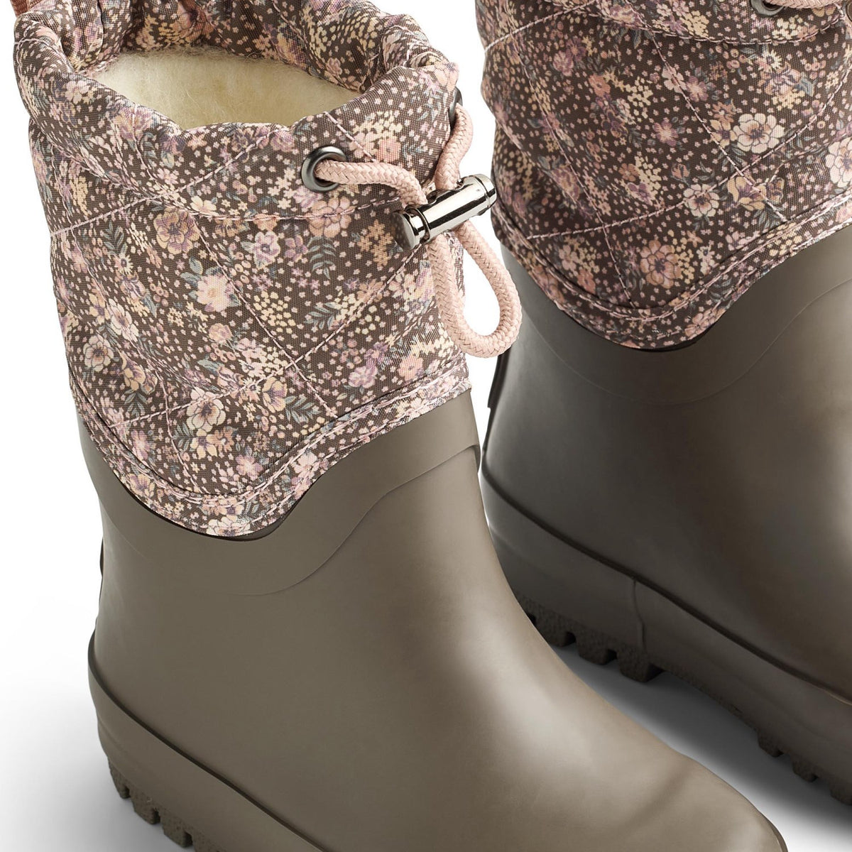 Wheat Dry Wood Snow Flowers Thermo Snowboot Drizzle